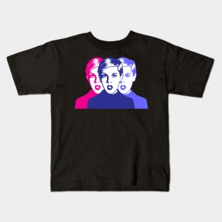 Triple Twiggy | Pop Art Kids T-Shirt